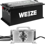 WEIZE 48V(51.2V) 105AH LiFePO4 Golf Cart Battery, 5376Wh Bluetooth Lithium Battery - Complete Kit - Image 2