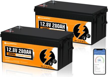 High‑Capacity ECO‑WORTHY Battery for Campers