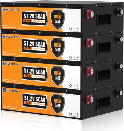ECO‑WORTHY 48V 200Ah LiFePO4 Battery