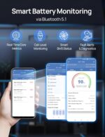 ECO-WORTHY 48V 280Ah (4 Pack 12V 280AH) LiFePO4 Lithium Battery with Bluetooth, Low-Temp Protection, 14.34kWh Energy, for RV, Off-Grid, Solar System, Home Backup, Marine - Image 5