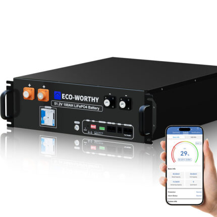 ECO‑WORTHY 48V 100Ah Server Rack Battery