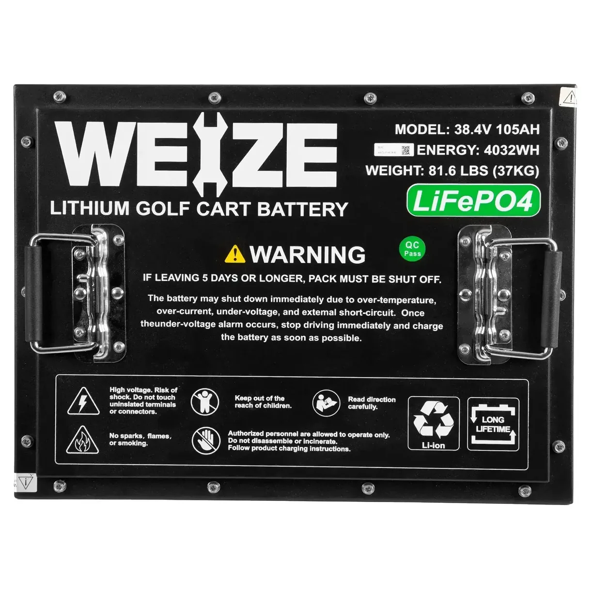 WEIZE 105AH Lithium Battery Pack WEIZE 105AH Lithium Battery Pack
