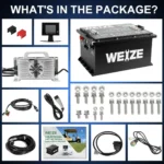 WEIZE 36V(38.4V) 105AH LiFePO4 Golf Cart Battery, 4032Wh Bluetooth Lithium Battery - Complete Kit - Image 3