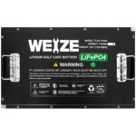 WEIZE 72V(73.6V) 105AH LiFePO4 Golf Cart Battery, 7728Wh Bluetooth Lithium Battery - Complete Kit - Image 4